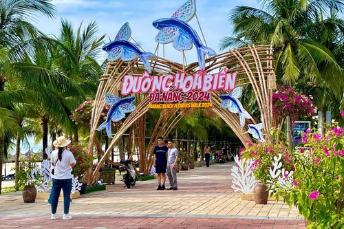 Đà Nẵng lần đầu có đường hoa biển