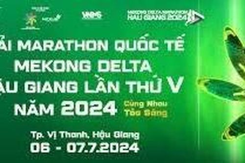 Khởi động giải marathon quốc tế 'Mekong Delta Hậu Giang' 2024