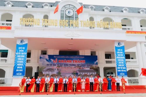 Khánh thành Trường THPT Hồng Bàng chào mừng 63 năm thành lập quận