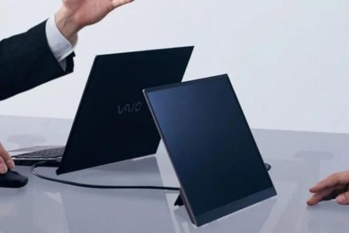 VAIO trình làng màn hình di động nhẹ nhất thế giới