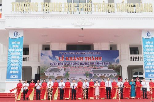 Hải Phòng: Khánh thành Dự án đầu tư xây dựng Trường THPT Hồng Bàng