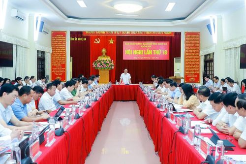 Hội nghị lần thứ 18, Ban Chấp hành Đảng bộ tỉnh Nghệ An khóa XIX