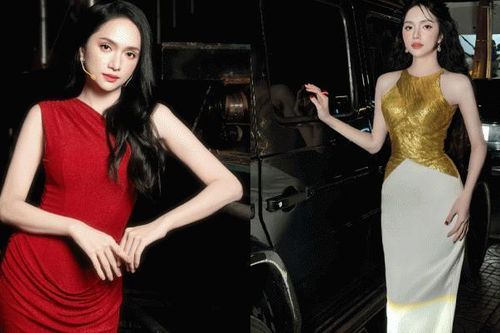 Hoa hậu Hương Giang xuất hiện xinh đẹp dù gặp sự cố mặc ngược váy