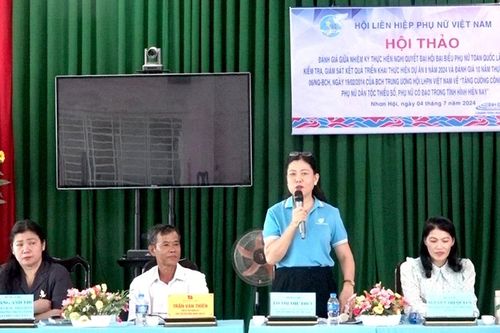 Hội thảo đánh giá giữa nhiệm kỳ thực hiện Nghị quyết Đại hội đại biểu Phụ nữ toàn quốc lần thứ XIII