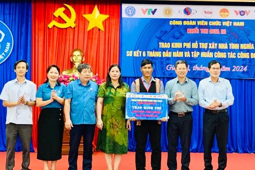 Hỗ trợ xây nhà tình nghĩa cho đoàn viên Công đoàn khó khăn tại Gia Lai