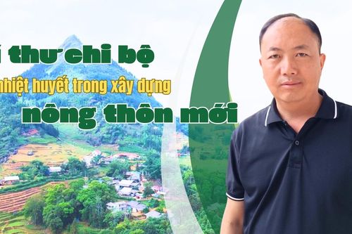 Bí thư chi bộ nhiệt huyết trong xây dựng nông thôn mới