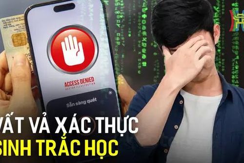Vất vả xác thực sinh trắc học