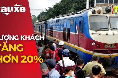 Lượng khách đi tàu tăng 20% trong 6 tháng đầu năm | Bản tin Tàu và Xe | 04/07/2024