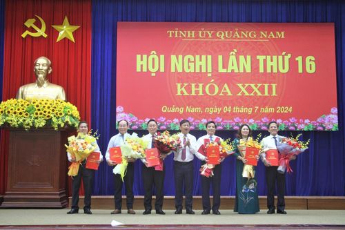 Quảng Nam điều động, bổ nhiệm hàng loạt cán bộ chủ chốt