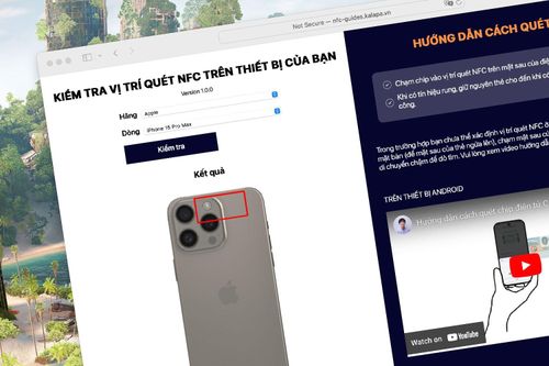 Làm sao khi xác thực sinh trắc học nhưng không biết quét CCCD ở đâu
