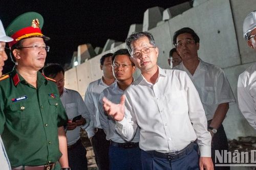 Nỗ lực vượt mọi khó khăn, bảo đảm tiến độ thi công dự án cảng Liên Chiểu