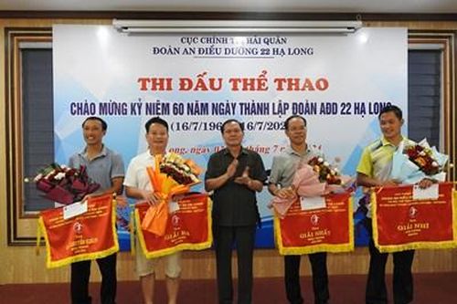 Đoàn 22 Hạ Long: Tổ chức giải thể thao chào mừng kỷ niệm 60 năm thành lập đơn vị