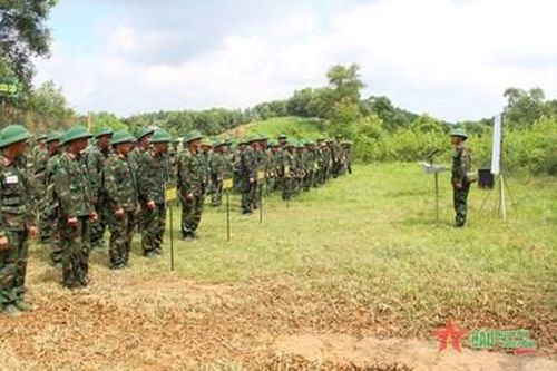Lữ đoàn Công binh 575 thực hành diễn tập động viên năm 2024