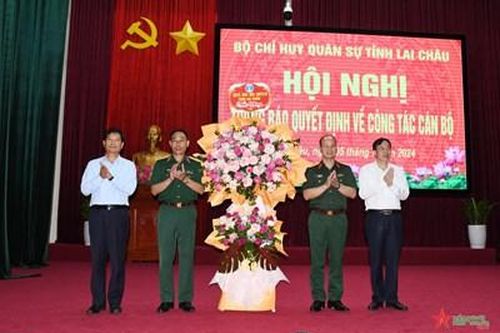 Bộ CHQS tỉnh Lai Châu thông báo Quyết định về công tác cán bộ