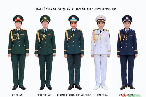 Trang phục dự lễ của nữ sĩ quan trong Quân đội nhân dân Việt Nam được quy định như thế nào?