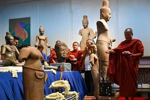 Campuchia được Mỹ hoàn trả cổ vật thời Angkor