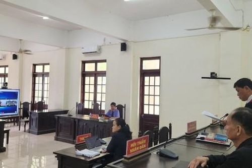 Long An xét xử bị cáo qua...ti vi