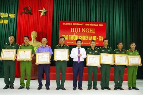 VKSND Nam Định được Bộ Tư lệnh Bộ đội Biên phòng và Chủ tịch UBND tỉnh khen thưởng