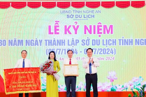 Sở Du lịch Nghệ An long trọng kỷ niệm 30 năm thành lập