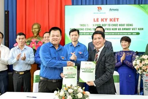 Amway Việt Nam hợp tác cùng Trung ương Đoàn Thanh niên Cộng sản Hồ Chí Minh thực hiện hoạt động cộng đồng trên toàn quốc