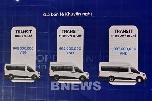 Ford Việt Nam chính thức ra mắt Transit Hoàn Toàn Mới, giá từ 905 triệu đồng