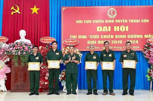 Thoại Sơn Đại hội thi đua 'Cựu chiến binh gương mẫu' giai đoạn 2019-2024
