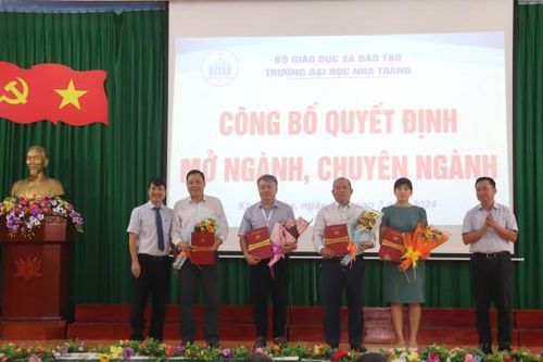 Trường Đại học Nha Trang công bố mở 4 ngành, chuyên ngành đào tạo mới