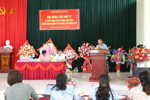 Đảng ủy xã Tri Phương triển khai nhiệm vụ 6 tháng cuối năm 2024