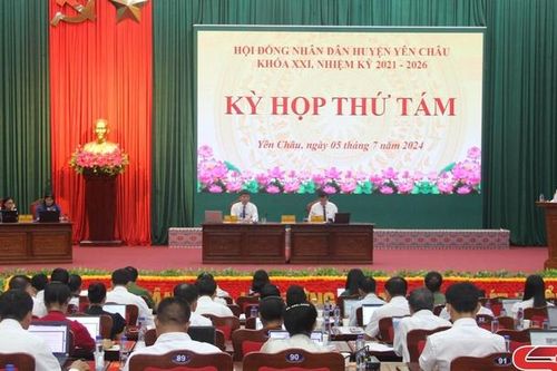 Kỳ họp thứ tám, HĐND huyện Yên Châu khóa XXI