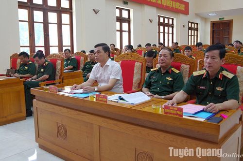 Đảm bảo tốt các tiềm lực trong Khu vực phòng thủ đáp ứng yêu cầu bảo vệ Tổ quốc trong tình hình mới