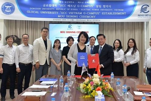 Đại học Điện lực: Tăng cường hợp tác với Trường Đại học Dongshin Hàn Quốc