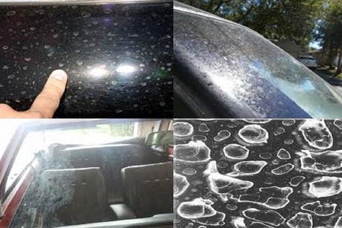 Mẹo tẩy đốm nước bám trên xe sau khi đi mưa