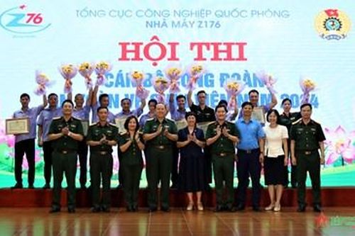 Nhà máy Z176 tổ chức Hội thi Cán bộ công đoàn và an toàn vệ sinh viên năm 2024