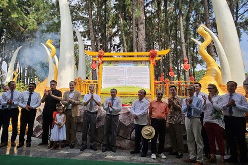 Khánh thành 'Vườn thông Hữu nghị' tại TP Hồ Chí Minh