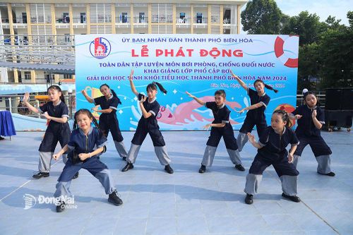 Biên Hòa phát động toàn dân tập luyện môn bơi phòng, chống đuối nước