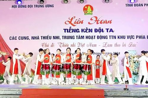 Ninh Bình đoạt giải xuất sắc tại Liên hoan 'Tiếng kèn Đội ta' khu vực phía Bắc năm 2024