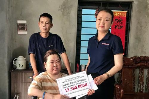 Trên 31 triệu đồng ủng hộ chị Trương Tú Nguyệt