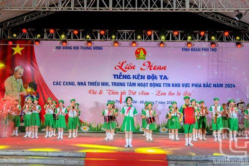 Nhà thiếu nhi Thái Nguyên đoạt giải Xuất sắc tại Liên hoan 'Tiếng kèn Đội ta'