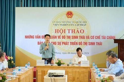 Cần cơ chế đặc thù cho từng nguồn vốn huy động phát triển đô thị sinh thái