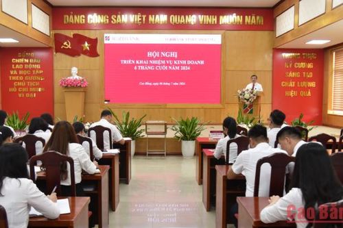 Agribank Cao Bằng triển khai nhiệm vụ kinh doanh 6 tháng cuối năm
