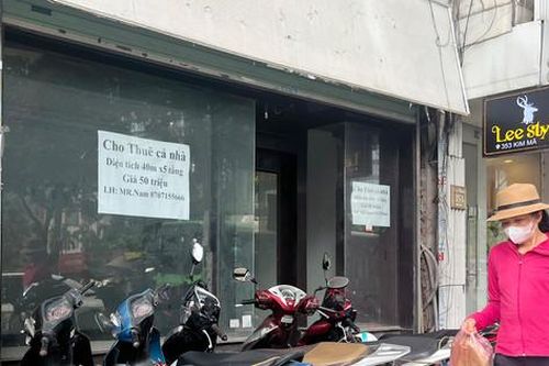 Mặt bằng cho thuê ở Hà Nội: Ế ẩm vì nhu cầu thấp, giá cao