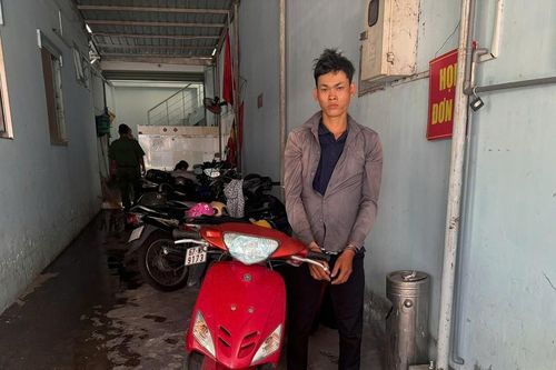 Trộm xe rồi thay biển số giả để sử dụng, đối tượng nghiện vẫn sa lưới