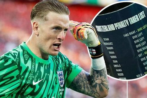 Bí quyết giúp thủ môn đội tuyển Anh cản luân lưu tại tứ kết EURO 2024: Dùng 'phao'