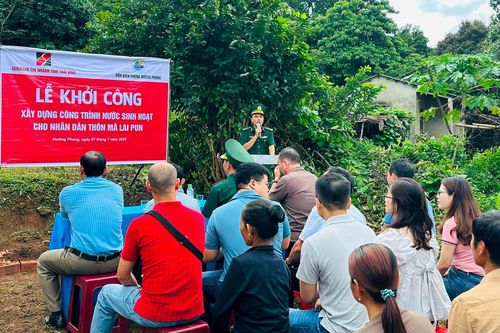 Xây dựng công trình nước sạch cho nhân dân thôn Mã Lai Pun (Quảng Trị)