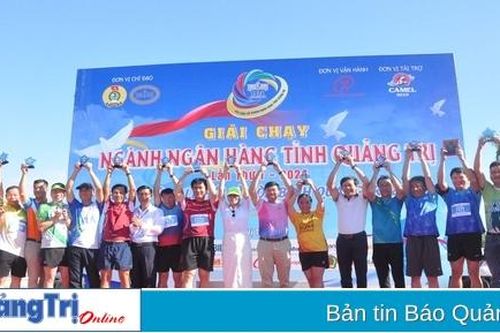Gần 160 vận động viên tranh tài tại Giải chạy ngành ngân hàng lần thứ I