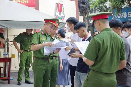 Sẽ công bố điểm Kỳ thi đánh giá của Bộ Công an vào ngày 18/7