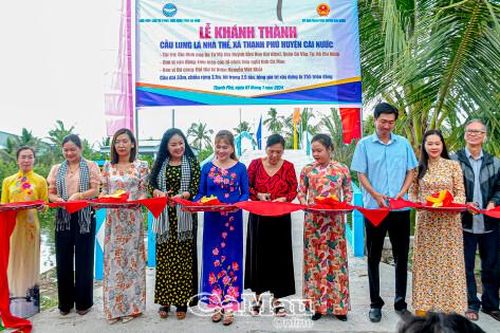 Khánh thành cầu nông thôn tại Lung Lá - Nhà Thể