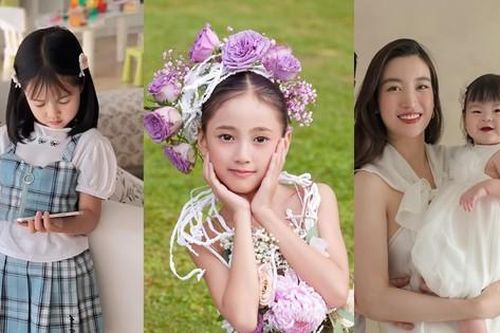 Con gái của các nàng hậu Việt thừa hưởng nét đẹp từ mẹ, ra dáng tiểu mỹ nhân