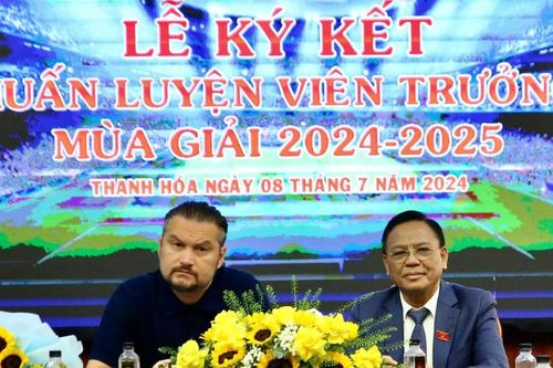 HLV châu Âu chốt tương lai thêm 2 năm với CLB Thanh Hóa, quyết tâm chinh phục đỉnh cao V-League mùa bóng tới