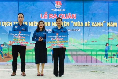 Tỉnh đoàn Gia Lai ra quân quân chiến dịch 'Mùa hè xanh'